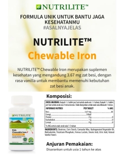Chewable iron nutrilite